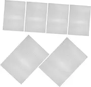 Homoyoyo 6pcs Stainless Steel Wire Mesh Garden Fence Barrier Netting Resistant Wire Netting for DIY Projects Vent Covers and Filtration