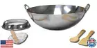 King Kooker SS22WKR 22″ Stainless Steel Wok with Ring