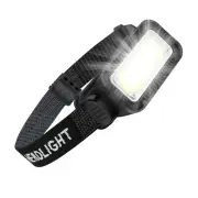 USB Rechargeable LED Headlamp Headlight Lamp Torch Flashlight W/ Charging Cable