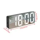 Simple Style Digital Clock LED Alarm Clock Bedroom Electronic Desktop Clock _sy