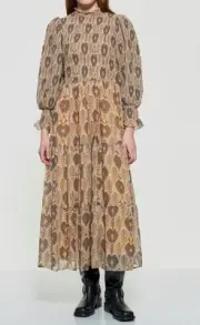 ANTIK BATIK Animal Long Maxi Dress 1LDR New With Tags Size M/40