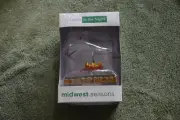 Midwest Seasons Light in the Night 2 Snowmen Roasting Marshmallows Night Light