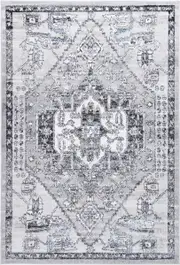 Artique Traditional Light Grey Rug