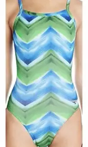 Speedo Swimsuit Train II Tech Performance Endurance lite 26 Flyback 1 piece NWT