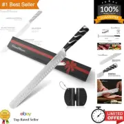 Premium 12'' Slicing Knife with Ergonomic Handle - Ideal for Brisket & Turkey