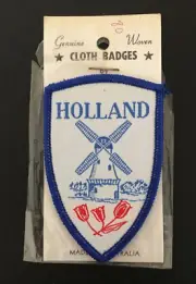 HOLLAND Souvenir Sew On Patch Badge NEW