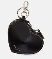 [Alaia] Alaïa Le Caur Mini leather coin purse One Size black