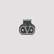 [Valentino Garavani] Valentino Garavani-Black Plastic Hair Clip-Donna OS OS