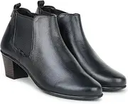 [Zoom Shoes] Women's Chelsea Boot AU-AL1061, 100% Genuine Leather, Odour-Resistant, Lightweight with Shock-Absorbent Outer Sole & Memory Cushion Insole, Ideal for Office, Casual & Formal Wear