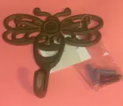 Bumble Bee Cast Iron Metal Coat Key Wall Hook