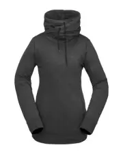 Volcom Tower Pullover Fleece Women's Sweatshirt, Black, Medium