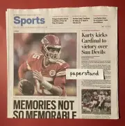 Kansas CIty Chiefs Patrick Mahomes 2022 Unread Newspaper
