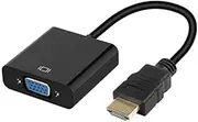 1080P HDMI Male to VGA Female Adapter Video Converter Cable for PC, Desktop, Laptop, Monitor, Projector, HDTV and More