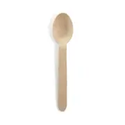 Wooden Teaspoon Cutlery Earth Essentials 100mm Pack of 100 -3435040