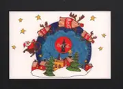 Coca Cola Postcard 1998 "Coca-Cola Takes You Through the Holidays" Coke