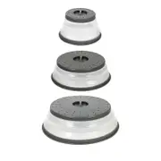 Tovolo Collapsible Microwave Food Cover, Set of 3