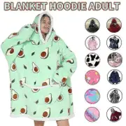 Hoodie Blanket Oversized Family Hooded Ultra Plush Fleece Sherpa Sweatshirt Style 1