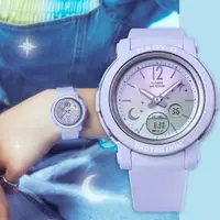 在飛比找momo購物網優惠-【CASIO 卡西歐】BABY-G 星光系列女錶-漸層紫色(