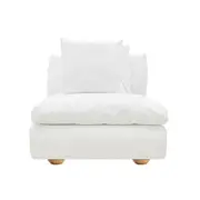 [James Lane] Tully Muse Frost Armless Sofa Chair Module