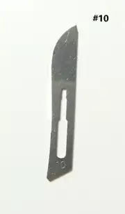 Sterile Surgical Scalpel Blades #10 Disposable Carbon Steel Dental Medical