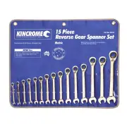 Kincrome K3015 - Combination Gear Spanner Set 15 Piece