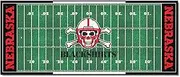FANMATS NCAA University of Nebraska Cornhuskers Nylon Face Football Field Runner
