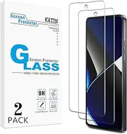 KATIN [2-Pack] Screen Protector Designed for Motorola Moto G75 Tempered Glass Film, Easy to Install, Anti Scratch, Case Friendly