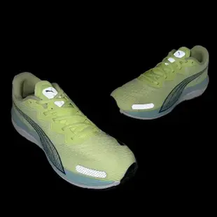 【PUMA】慢跑鞋 Velocity Nitro 2 男鞋 螢光黃 氮氣中底 輕量 緩衝 運動鞋(195337-01)