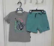 NWT 2pc Volcom Hawaii Frog Shirt & Shorts Set sz 4t