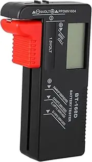 TEHAUX 9V Battery Tester for Button Cell Batteries Digital Voltage Checker for Easy Analog Display with Replace Low Power Indicators