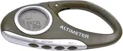 Digital Barometer Thermometer - Multifunctional Digital Altimeter with Barometer, Thermometer, Clock and Weather Forecast | for Hiking with Carabinator for Women, Men, ESC