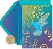 Papyrus Blank Cards with Envelopes, Hummingbird (12-Count)