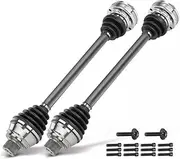 Rear Left & Right CV Axle Shaft Assembly Compatible With A6 A7 A8 Quattro Q5 S6 S7 RS7