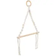 Wall Mounted Paper Towel Holder Bohemia Toilet Stand Macrame Storage