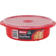 Decor Microsafe Microwavable Round Container 750mL