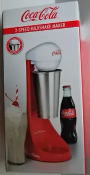 NWT Coca-Cola 2-Speed Milkshake Mixer Machine Nostalgic Collectible New and Seal