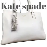 在飛比找蝦皮購物優惠-kate spade NEW YORK 肩背包 流蘇 皮革 