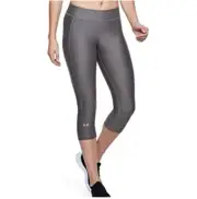 Under Armour Leggings Women Cropped Heatgear Compression gray capri size Small