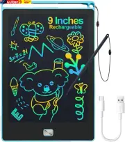 Doodle Board, 9 Inch LCD Writing Tablet, Rechargeable Electronic Drawing Tablet,