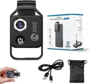Nano Zoom 200X Phone Microscope: Mini Pocket Magnifier with Polarizer Lens