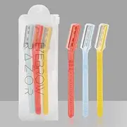 3 PCS Facial Razors Eyebrow Razor Shave Hair & Exfoliate Face Ladies Shaver Tool, Gentle Skin Care Tool