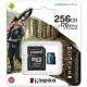 【含稅公司貨】金士頓KINGSTON 256GB 128G microSD SDCG3 U3 UHS-I A2 記憶卡(899元)