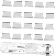 Veemoon Versatile Binder Clip Dispenser Fast Paper Clip Tool Handheld Paper Stapler Modern Office Stapler