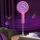Electric Shock USB Mosquito Swatter UV Light Fly Bug Zapper Bedroom