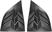 Both Side Window Scoop Louvers Compatible for Dodge Challenger 2008-2023 ABS Window Visor Cover Sun Rain Shade Vent 2PCS Exterior Parts