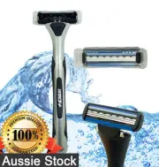 Men's Razor Set WIN3+ 3-Blade Shaving Shaver Smooth Shave