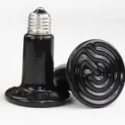 2X 100W Black Ceramic Infrared Light Heat Emitter Lamp Reptile Brooder Incubator