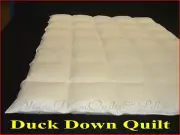 DUCK DOWN AND FEATHER QUEEN BED QUILT DUVET - SUMMER PLUS QUILT