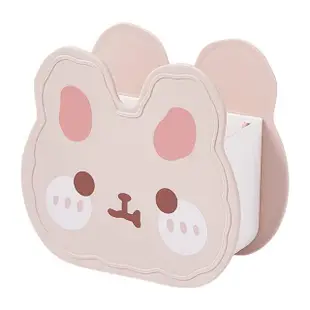 【樂適多】可愛兔兔分格簍空收納盒 MO7906(筆筒 文具收納 餐具收納 收納盒 桌面收納盒)