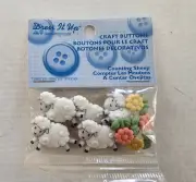 Dress It Up -Decorative Counting Sheep Buttons- article #5798